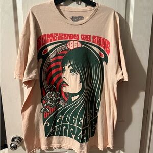 Vintage Graphic Beige Tee